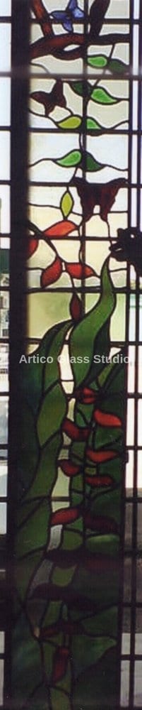 stained glass sidelite window butterfly malaysia